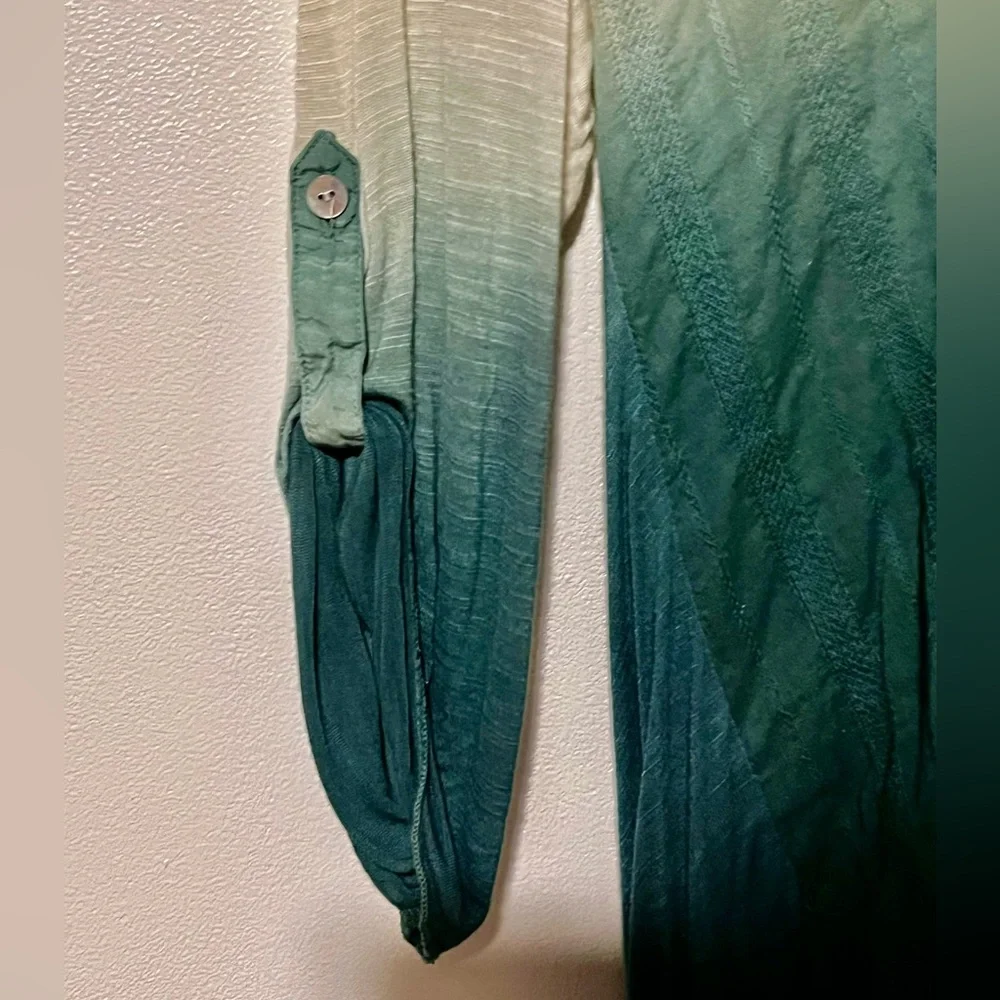 Turquoise Ombré Shirt by TINY - Picture 6 of 11